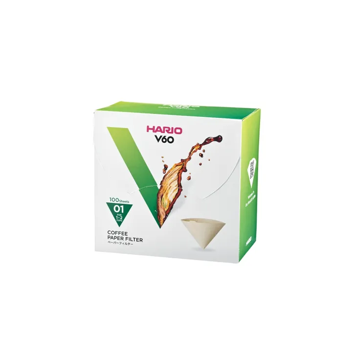 Hario Brown Paper Filters 01M - 100Pc