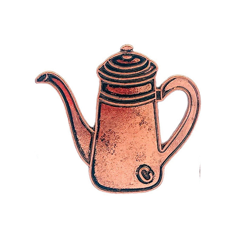 Coffee Brooch