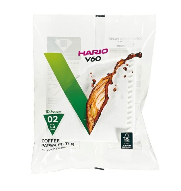 Hario Paper Filters For Dripper 02 ( 100 Pcs ) - Ecru BeansAccessoriesEcru Beans coffee_in_qatar - qatar_coffee coffee_equipment_qatar_doha