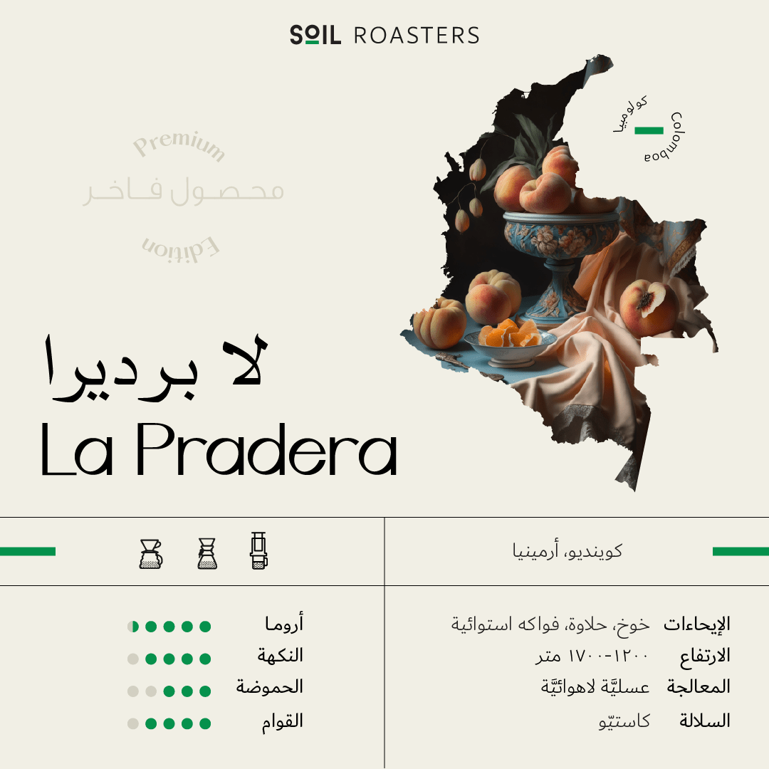 La Pradera Colombia Honey - Anaerobic Coffee Premium - 250gm - Ecru BeansBeansEcru Beans coffee_in_qatar - qatar_coffee coffee_equipment_qatar_doha