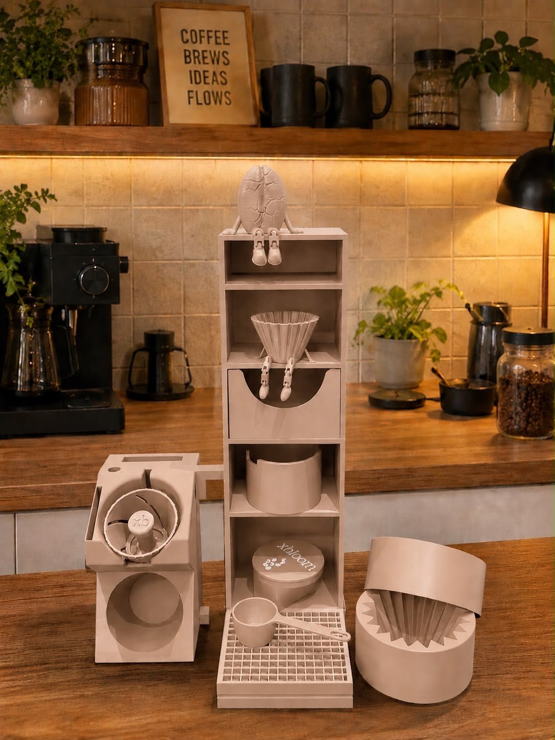 Xbloom 3D printed Accessories - Ecru BeansEcru Beans coffee_in_qatar - qatar_coffee coffee_equipment_qatar_doha