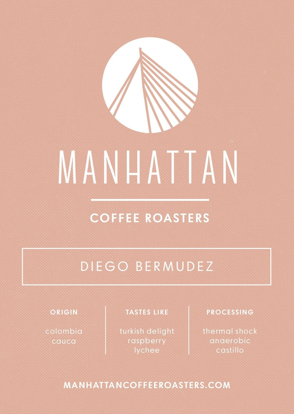Colombia Diego Bermudez 250g - Ecru BeansbeansEcru Beans coffee_in_qatar - qatar_coffee coffee_equipment_qatar_doha