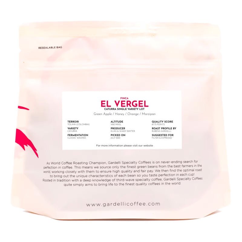 Colombia Finca El Vergel - Ecru BeansbeansEcru Beans coffee_in_qatar - qatar_coffee coffee_equipment_qatar_doha