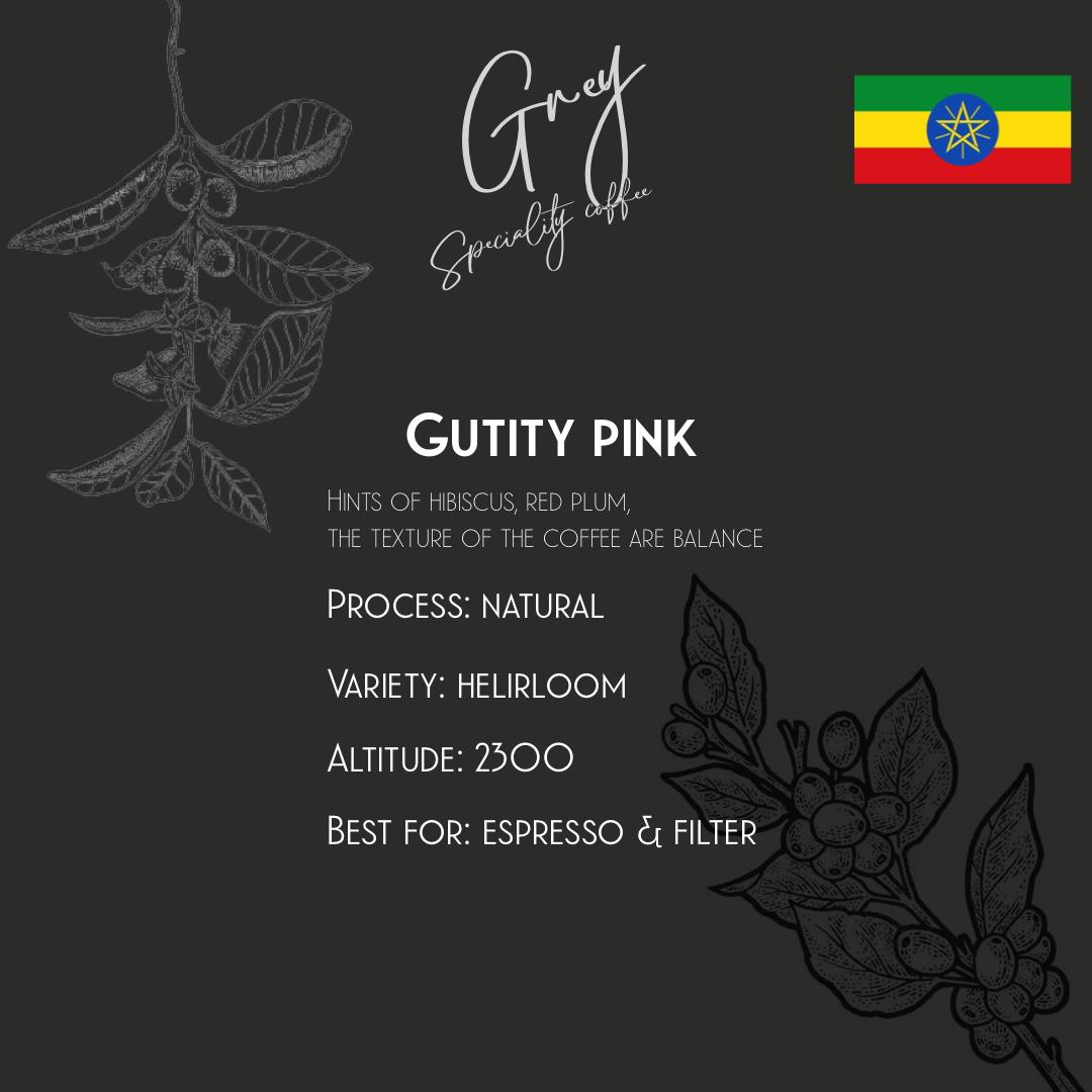 Ethiopia | Gutity Pink - Ecru BeansBeansGrey Roastery coffee_in_qatar - qatar_coffee coffee_equipment_qatar_doha