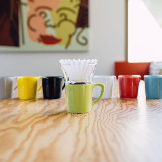 Gino Dripper - Ecru Beanspour overEcru Beans coffee_in_qatar - qatar_coffee coffee_equipment_qatar_doha