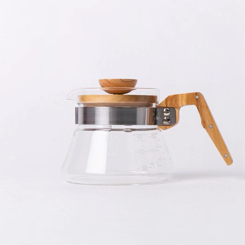 HARIO - Coffee Server Olive Wood - Ecru BeansAccessoriesVulcan coffee_in_qatar - qatar_coffee coffee_equipment_qatar_doha