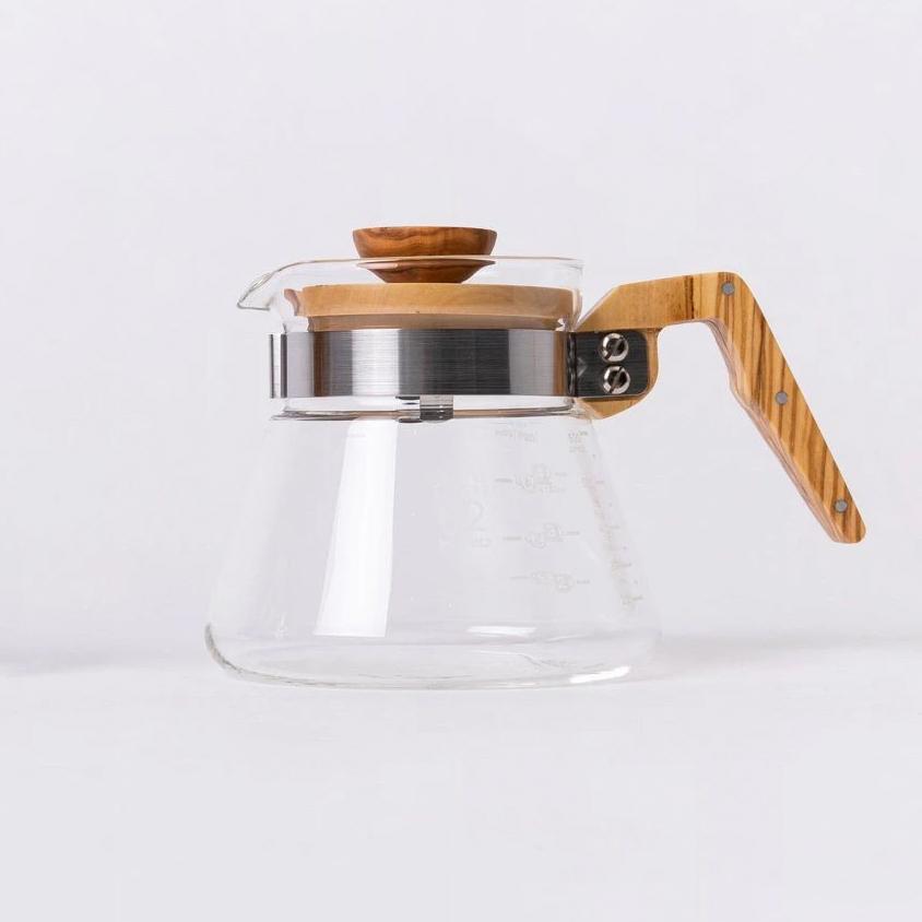 HARIO - Coffee Server Olive Wood - Ecru BeansAccessoriesVulcan coffee_in_qatar - qatar_coffee coffee_equipment_qatar_doha