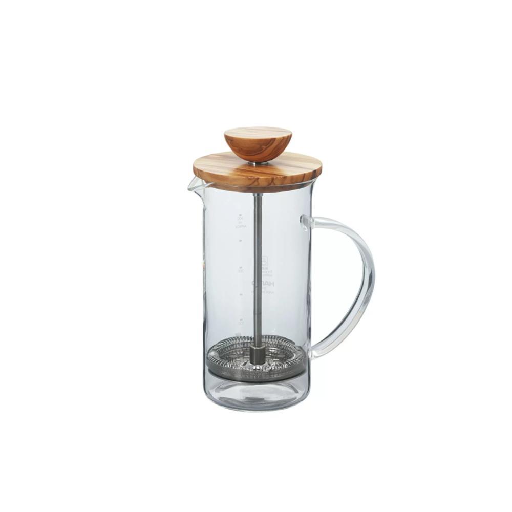 HARIO - French Press Wood - Ecru Beanspour overEcru Beans coffee_in_qatar - qatar_coffee coffee_equipment_qatar_doha
