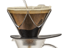 HARIO - V60 DRIPPER MUGEN - Ecru Beanspour overEcru Beans coffee_in_qatar - qatar_coffee coffee_equipment_qatar_doha
