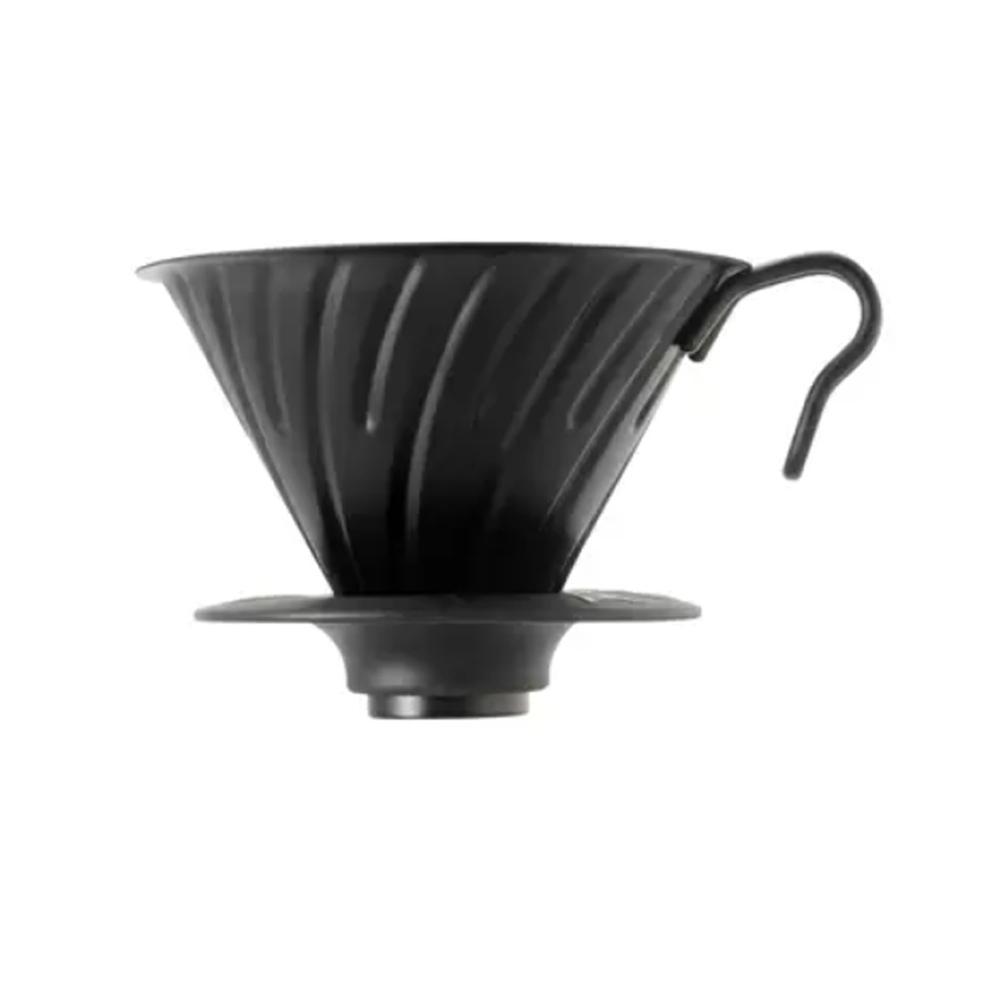 HARIO - V60 Metal Dripper 02 - Ecru BeansAccessoriesEcru Beans coffee_in_qatar - qatar_coffee coffee_equipment_qatar_doha