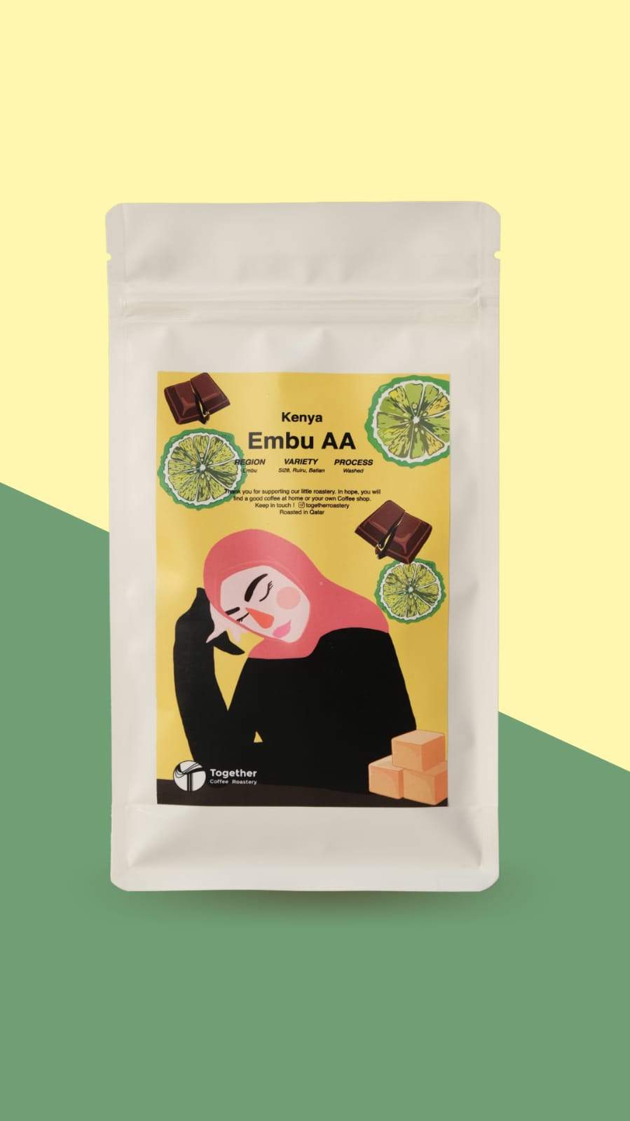 Kenya Embu AA - Ecru BeansbeansTogether Roastery coffee_in_qatar - qatar_coffee coffee_equipment_qatar_doha