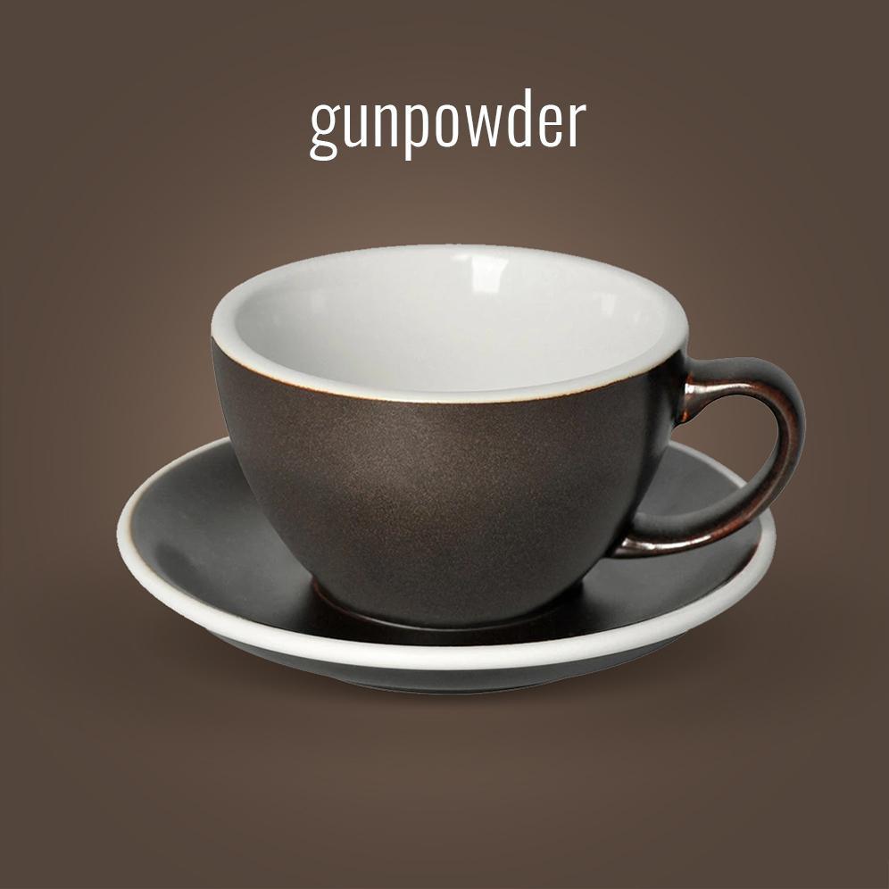 LOVERAMICS EGG CAPPUCCINO CUP & SAUCER 150ML - Ecru BeanscupEcru Beans coffee_in_qatar - qatar_coffee coffee_equipment_qatar_doha