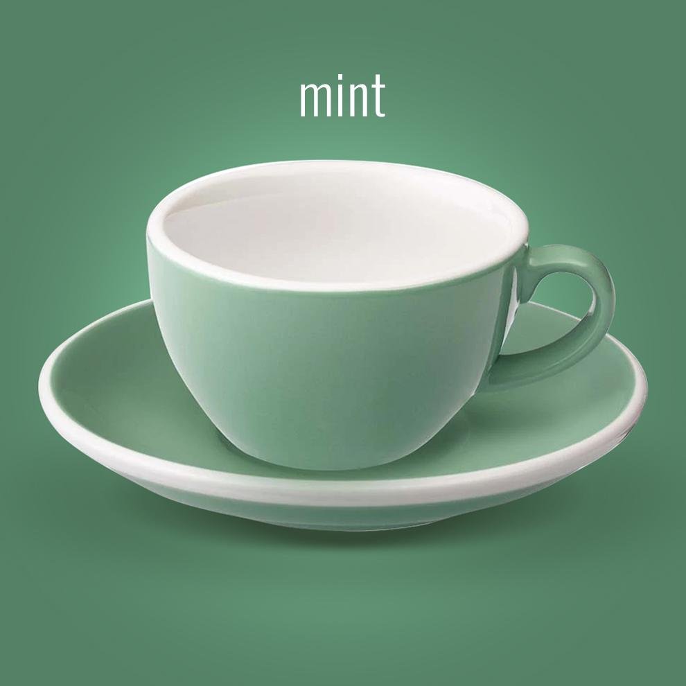 LOVERAMICS EGG LATTE CUP & SAUCER 250ML - Ecru BeanscupEcru Beans coffee_in_qatar - qatar_coffee coffee_equipment_qatar_doha