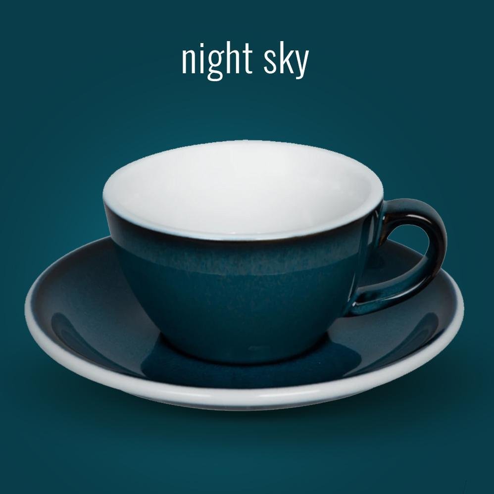 LOVERAMICS EGG LATTE CUP & SAUCER 250ML - Ecru BeanscupEcru Beans coffee_in_qatar - qatar_coffee coffee_equipment_qatar_doha