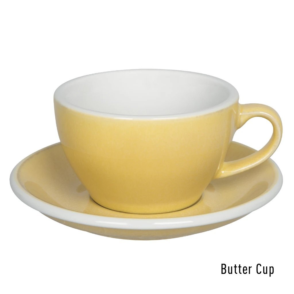 LOVERAMICS EGG LATTE CUP & SAUCER 250ML - Ecru BeanscupEcru Beans coffee_in_qatar - qatar_coffee coffee_equipment_qatar_doha