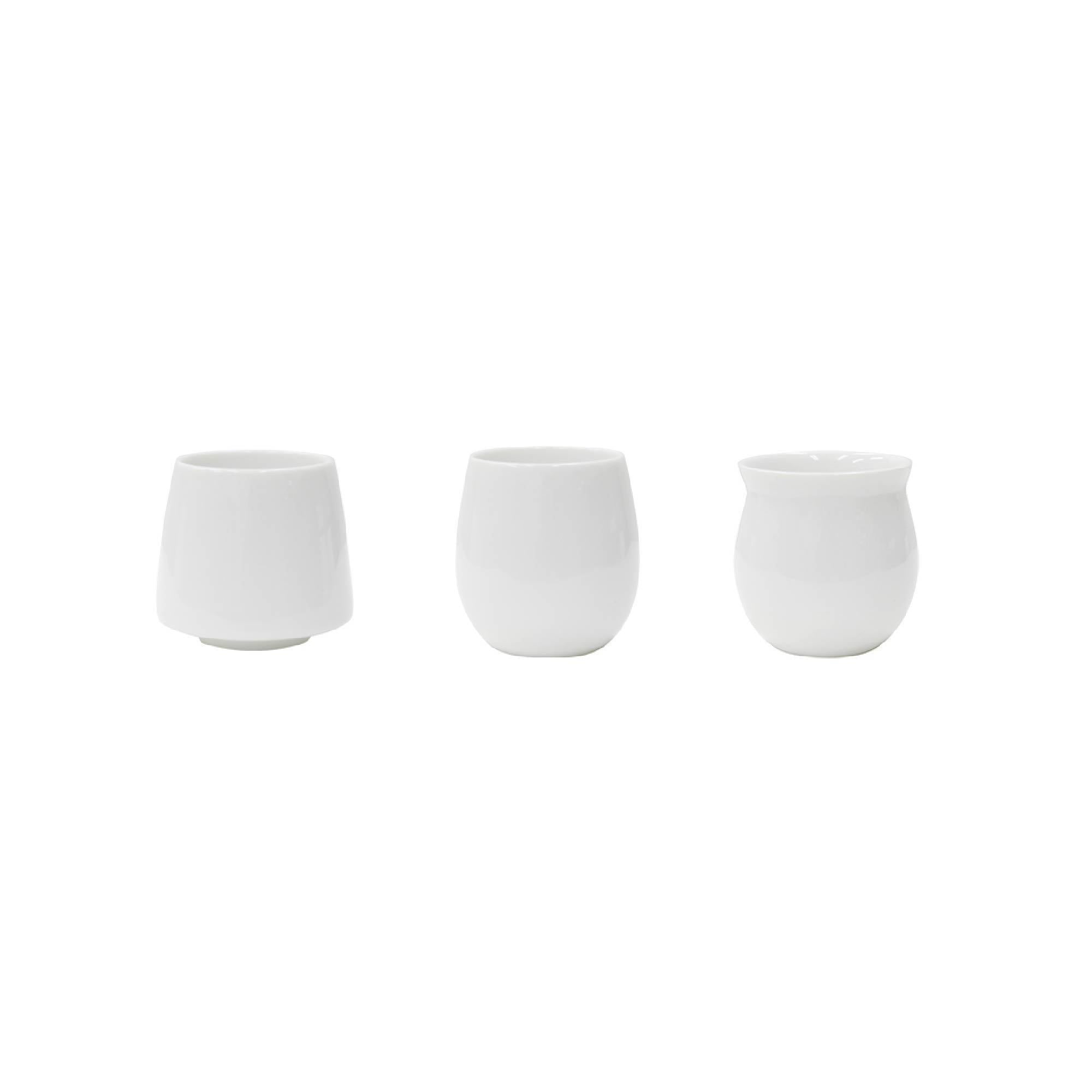 ORIGAMI Flavour Cup Set of 3 - Ecru BeanscupEcru Beans coffee_in_qatar - qatar_coffee coffee_equipment_qatar_doha