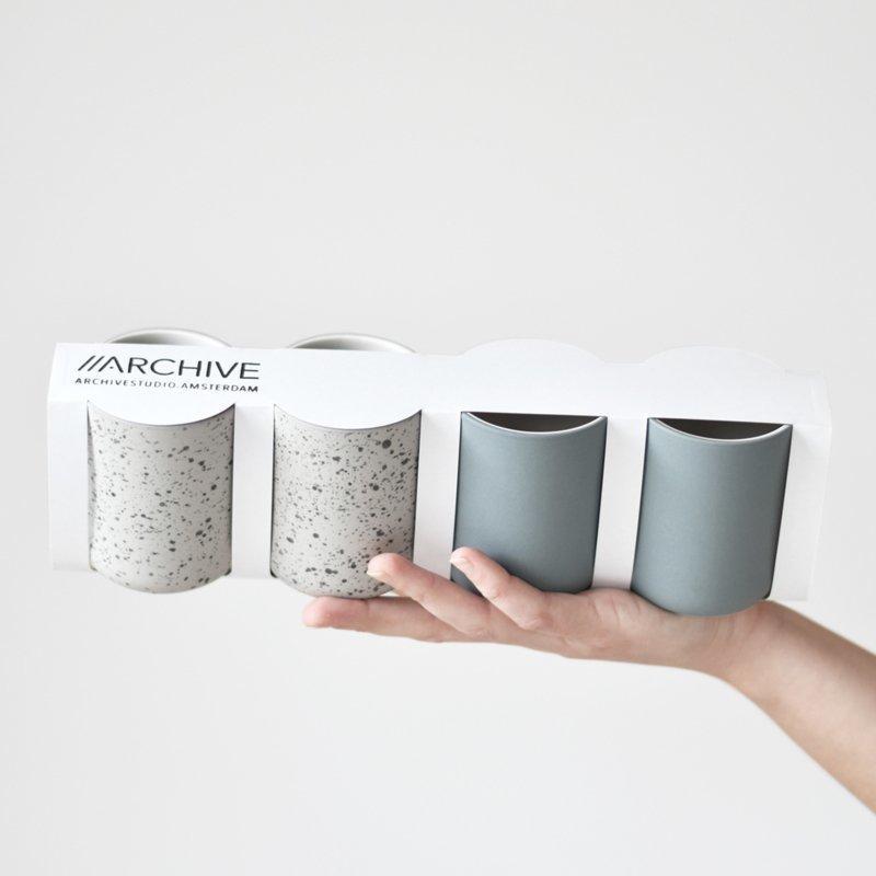 Regular cup - set of 4 | Teal - Ecru BeanscupEcru Beans coffee_in_qatar - qatar_coffee coffee_equipment_qatar_doha