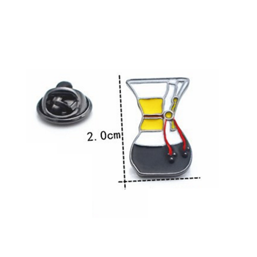 Coffee Brooch