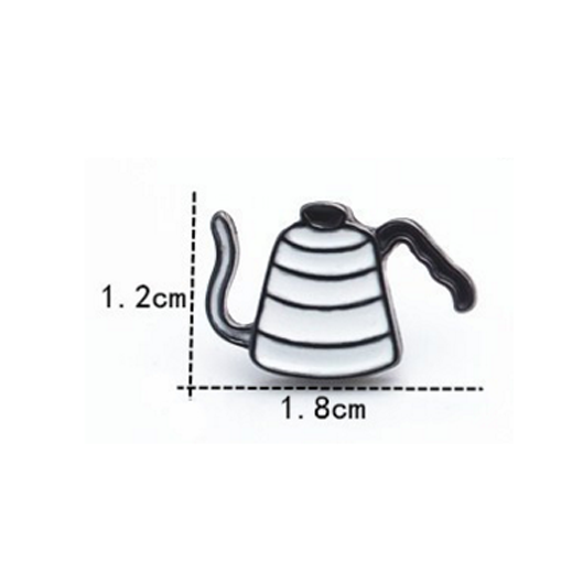 Coffee Brooch