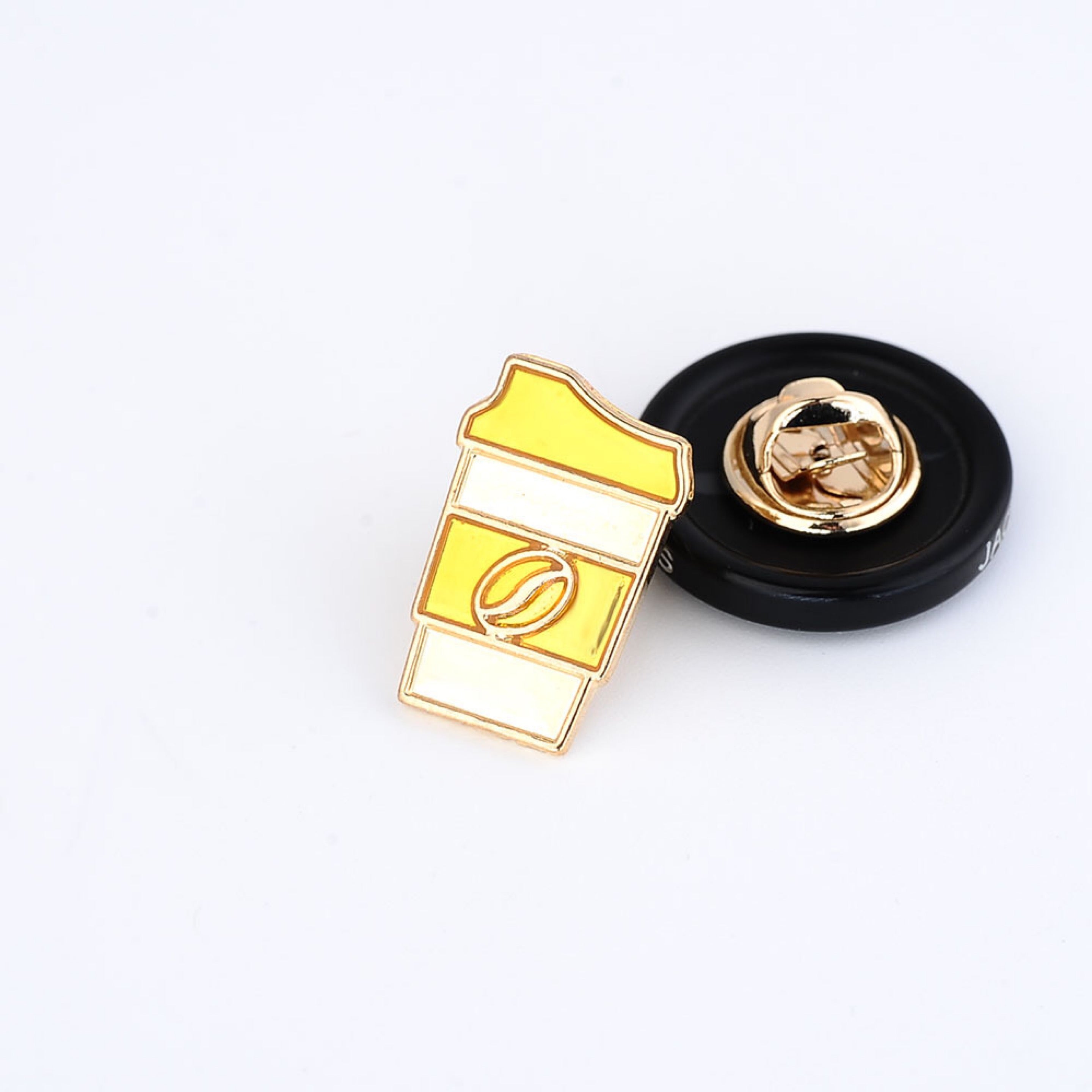 Coffee Brooch