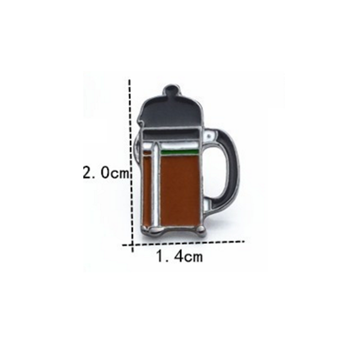 Coffee Brooch