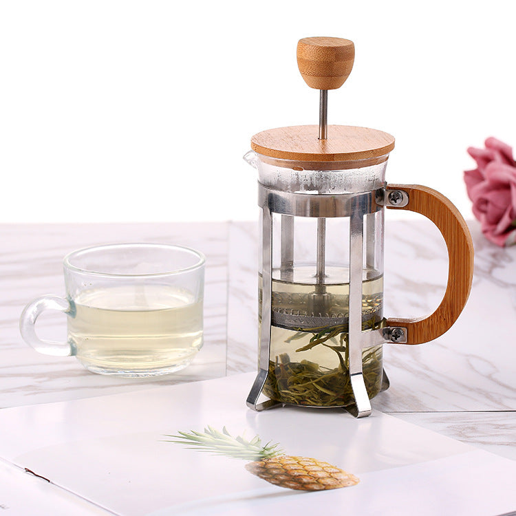 French Press 600ml with Bamboo Handle