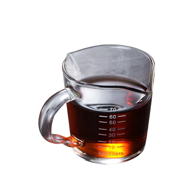 Double Spout Glass Cup 70ml - Ecru BeansAccessoriesEcru Beans coffee_in_qatar - qatar_coffee coffee_equipment_qatar_doha