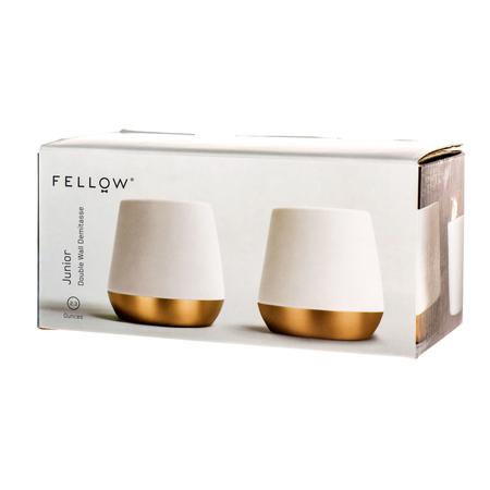 Fellow Junior | 2oz Matte White Copper | Set of 2 - Ecru BeansEcru Beans coffee_in_qatar - qatar_coffee coffee_equipment_qatar_doha