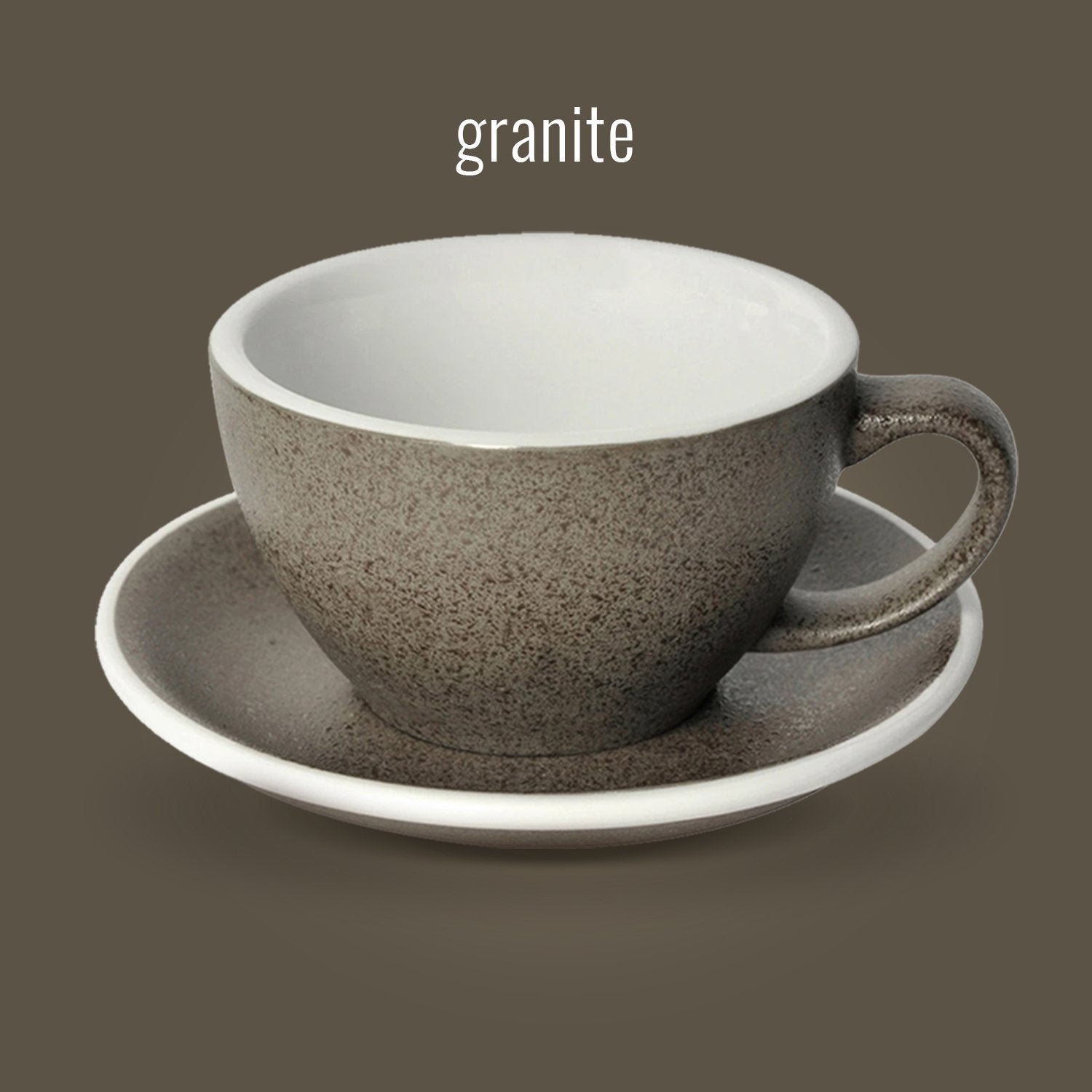 LOVERAMICS EGG CAFE LATTE CUP & SAUCER 300ML - Ecru BeanscupEcru Beans coffee_in_qatar - qatar_coffee coffee_equipment_qatar_doha