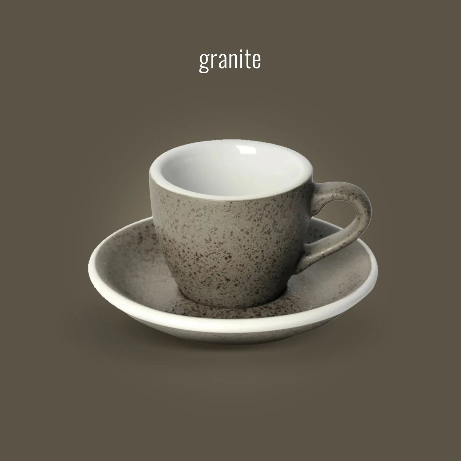 LOVERAMICS EGG ESPRESSO CUP & SAUCER 80ML - Ecru BeanscupEcru Beans coffee_in_qatar - qatar_coffee coffee_equipment_qatar_doha