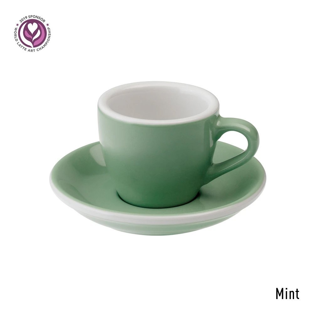 LOVERAMICS EGG ESPRESSO CUP & SAUCER 80ML - Ecru BeanscupEcru Beans coffee_in_qatar - qatar_coffee coffee_equipment_qatar_doha