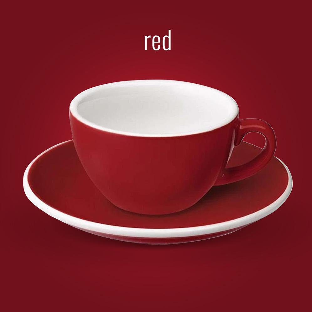 LOVERAMICS EGG LATTE CUP & SAUCER 250ML - Ecru BeanscupEcru Beans coffee_in_qatar - qatar_coffee coffee_equipment_qatar_doha