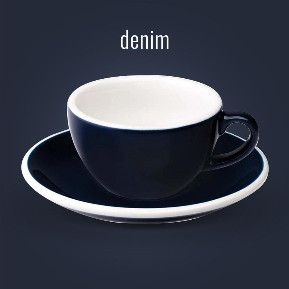 LOVERAMICS EGG LATTE CUP & SAUCER 250ML - Ecru BeanscupEcru Beans coffee_in_qatar - qatar_coffee coffee_equipment_qatar_doha