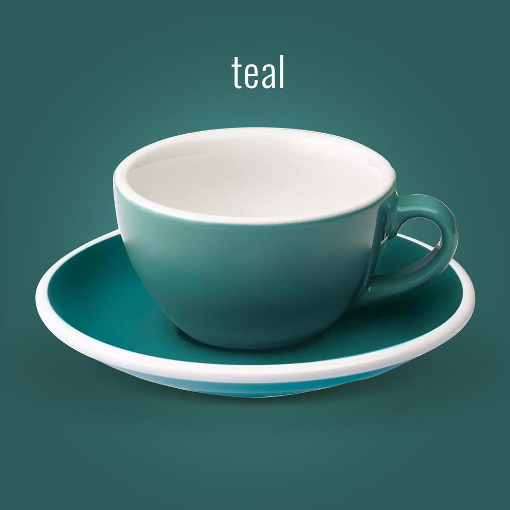LOVERAMICS EGG LATTE CUP & SAUCER 250ML - Ecru BeanscupEcru Beans coffee_in_qatar - qatar_coffee coffee_equipment_qatar_doha