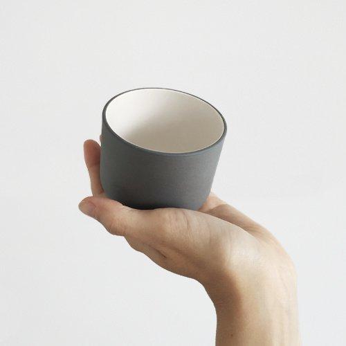 Archive™ Mug 130 ml | Cappuccino | Dark Grey - Ecru BeanscupEcru Beans coffee_in_qatar - qatar_coffee coffee_equipment_qatar_doha